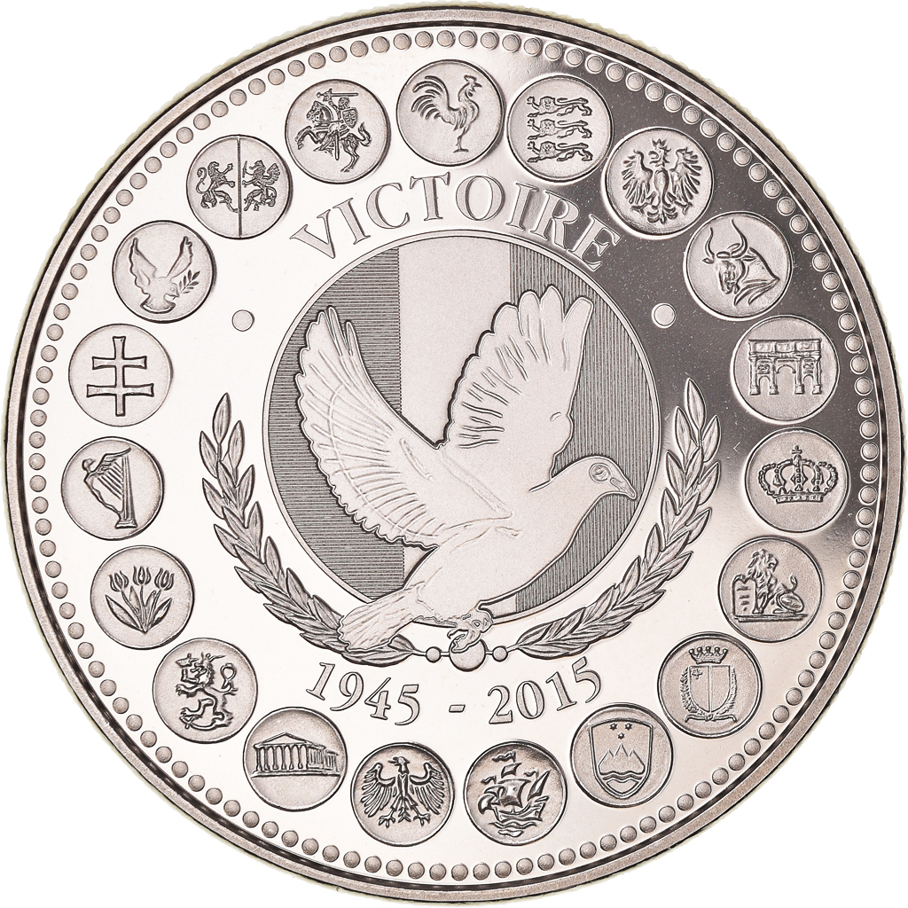 France, Medal, L'Europe des XXVIII, La Victoire de 1945, Politics, 2015