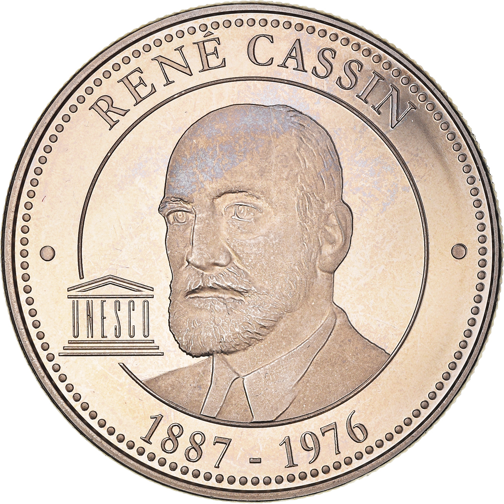 Frankreich, Medaille, Collection Panthéon, René Cassin, Arts & Culture, STGL