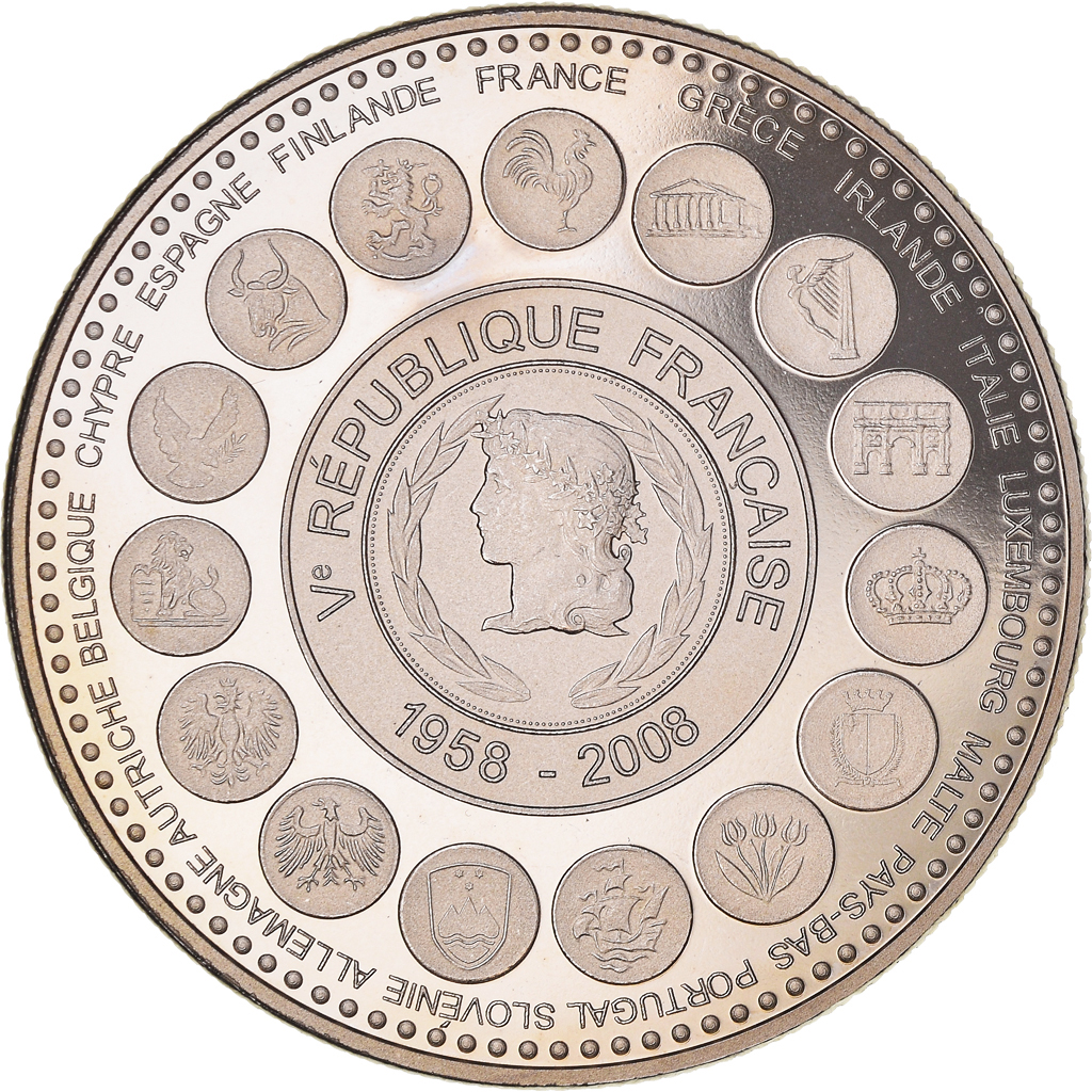 France, Medal, L'Europe des XXVII, Veme République, Politics, 2008, 