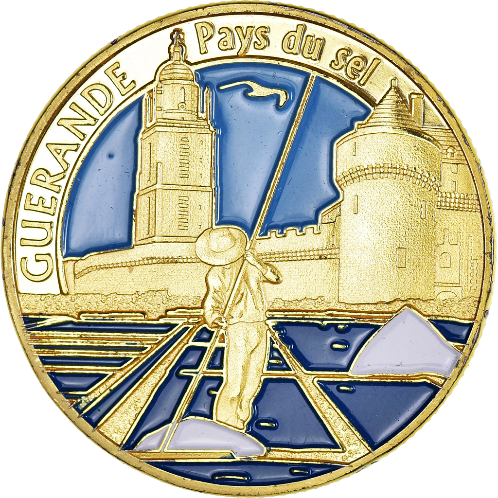 France, Token, Guérande - Marais salants, , Copper-nickel Aluminium