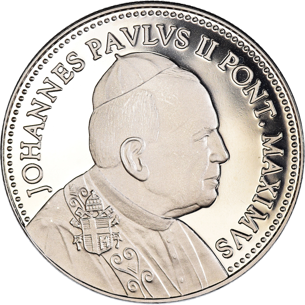 Vatican, Medal, Jean-Paul II, , Copper-nickel