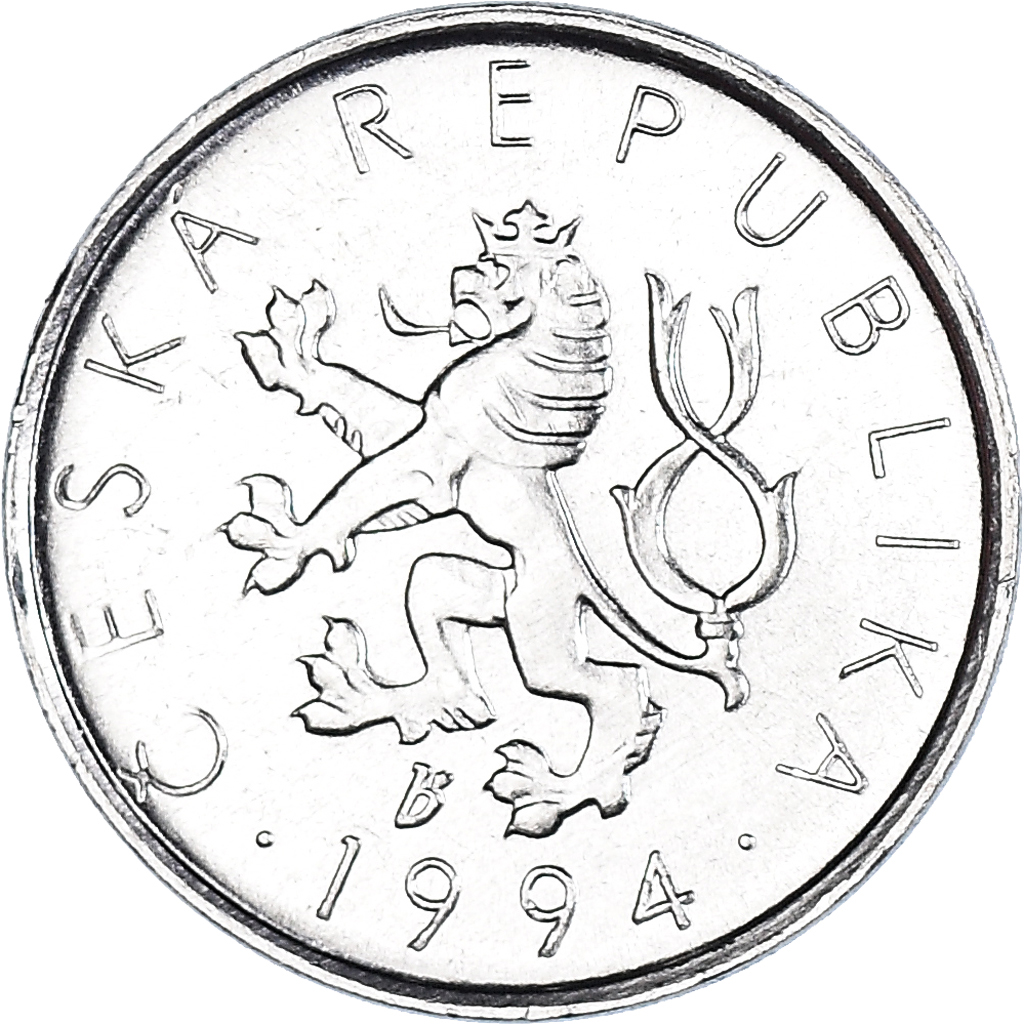 Coin, Czech Republic, 10 Haleru, 1994, , Aluminum, KM:6