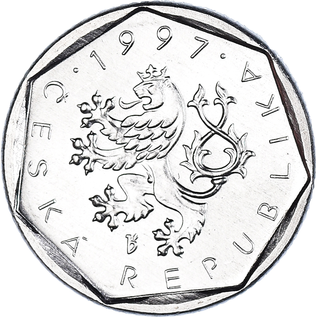 Coin, Czech Republic, 20 Haleru, 1997, , Aluminum, KM:2.1