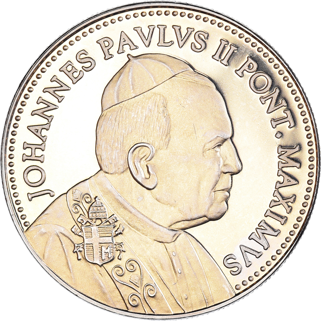 Vatican, Medal, Le Pape Jean-Paul II, 2005, , Copper-nickel