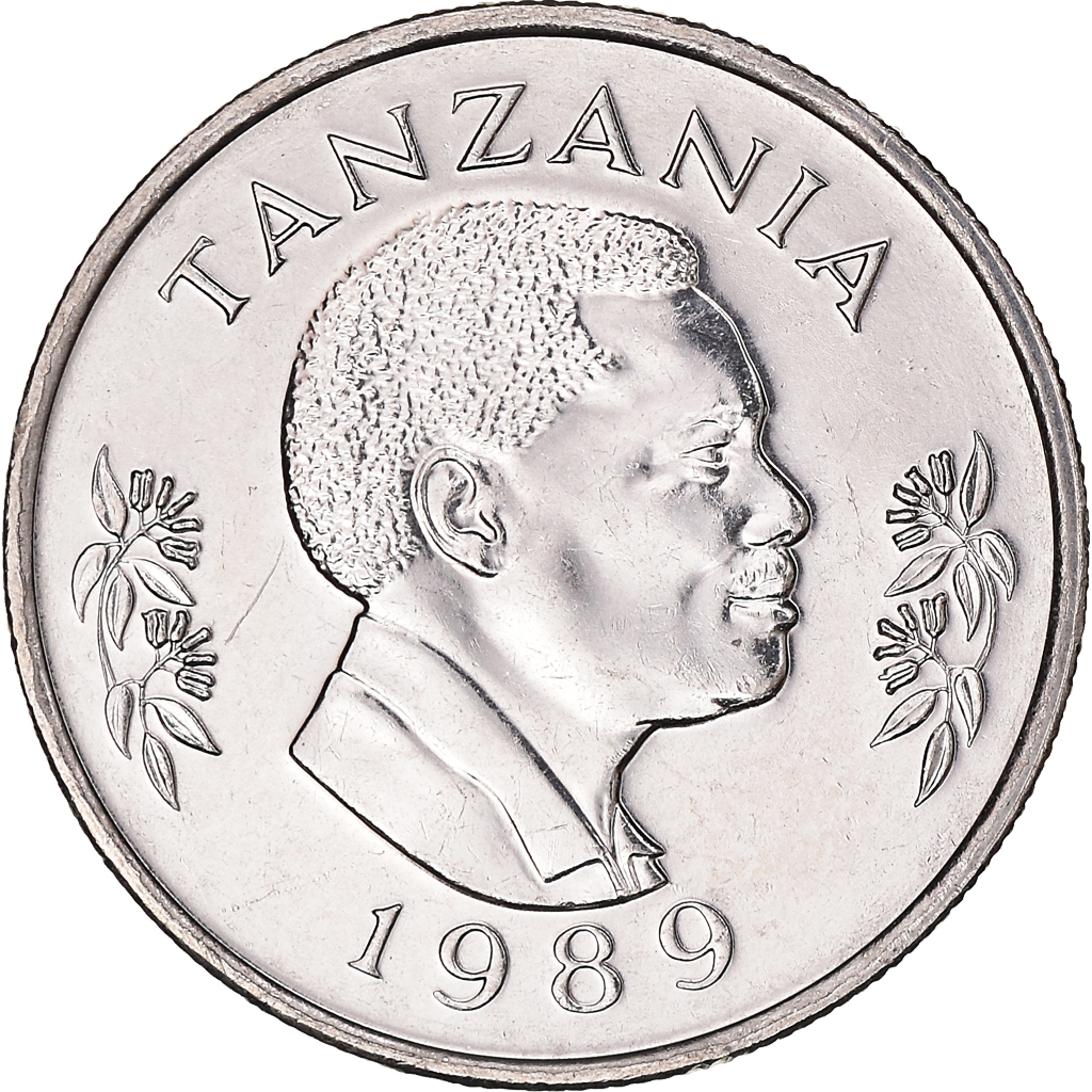Coin, Tanzania, 50 Senti, 1989, British Royal Mint, , Nickel Clad
