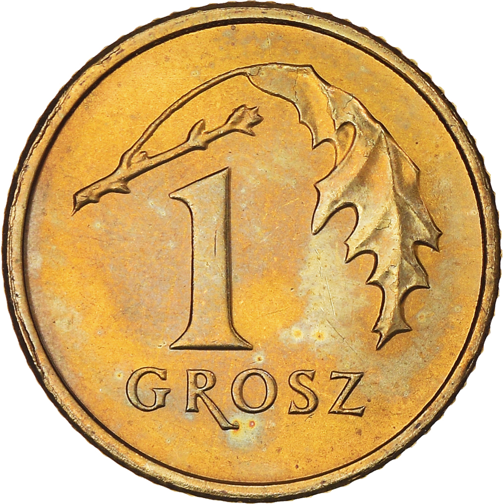 Coin, Poland, Grosz, 2008, Warsaw, , Brass, KM:276