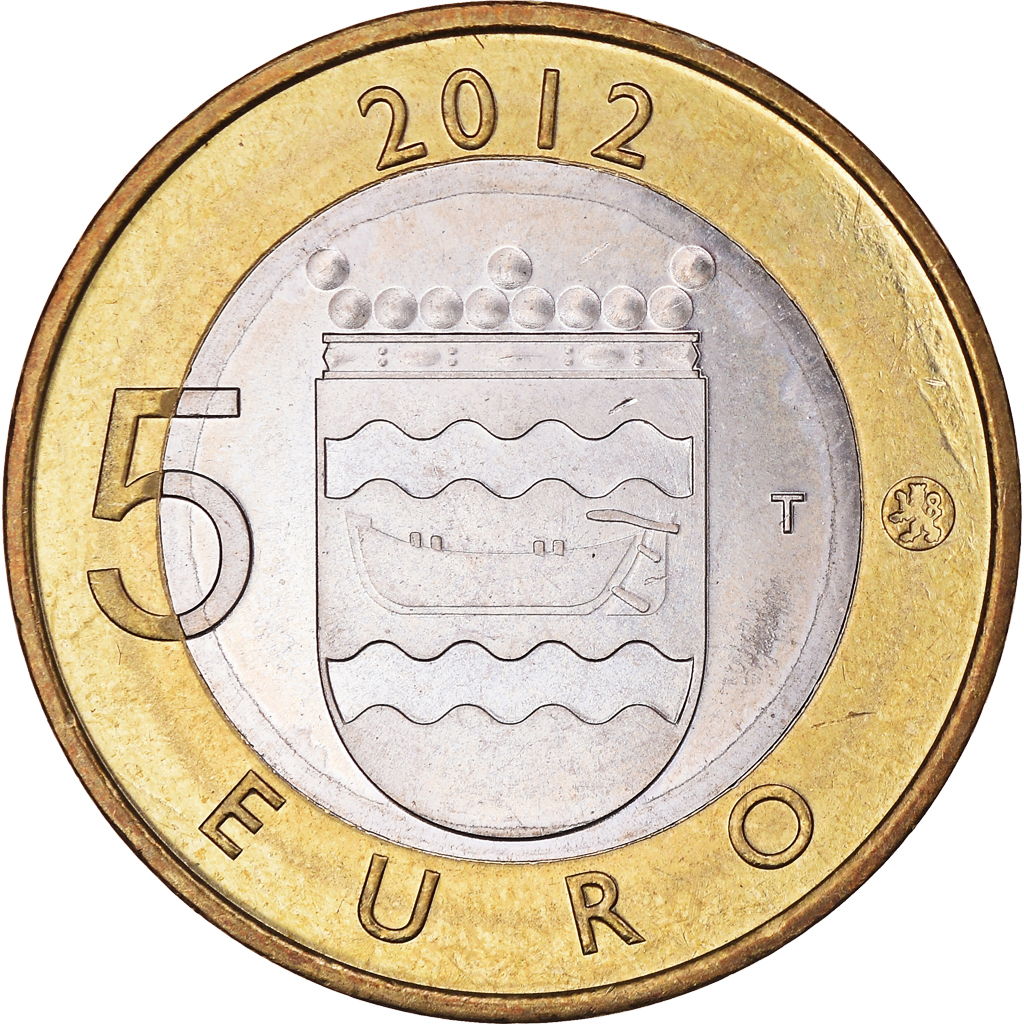 Finnland, 5 Euro, Uusimaa, Helsinki & Uspenski Cathedral, 2012, SS+