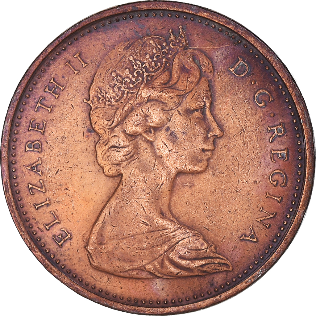 Moneda, Canadá, Cent, 1970, Royal Canadian Mint, BC+, Bronce