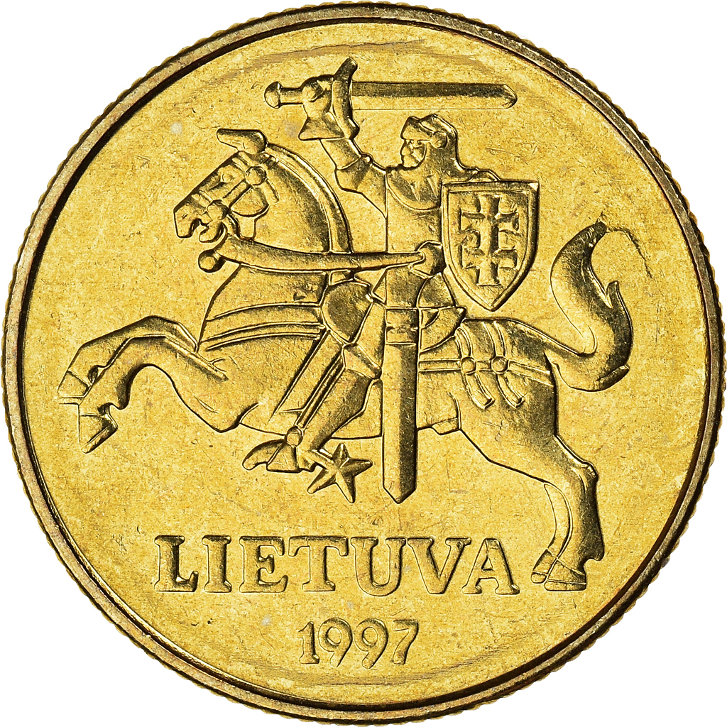 Coin, Lithuania, 50 Centu, 1997, , Nickel-brass, KM:108