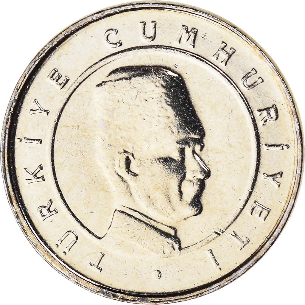 Moneda, Turquía, 10 New Kurus, 2006, Istanbul, EBC, Cobre - níquel - cinc