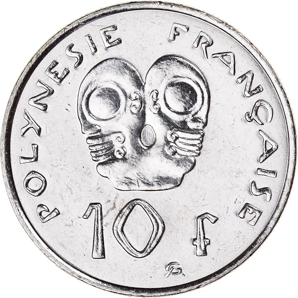 Moneda, Polinesia francesa, 10 Francs, 2004, Paris, EBC+, Níquel, KM:8