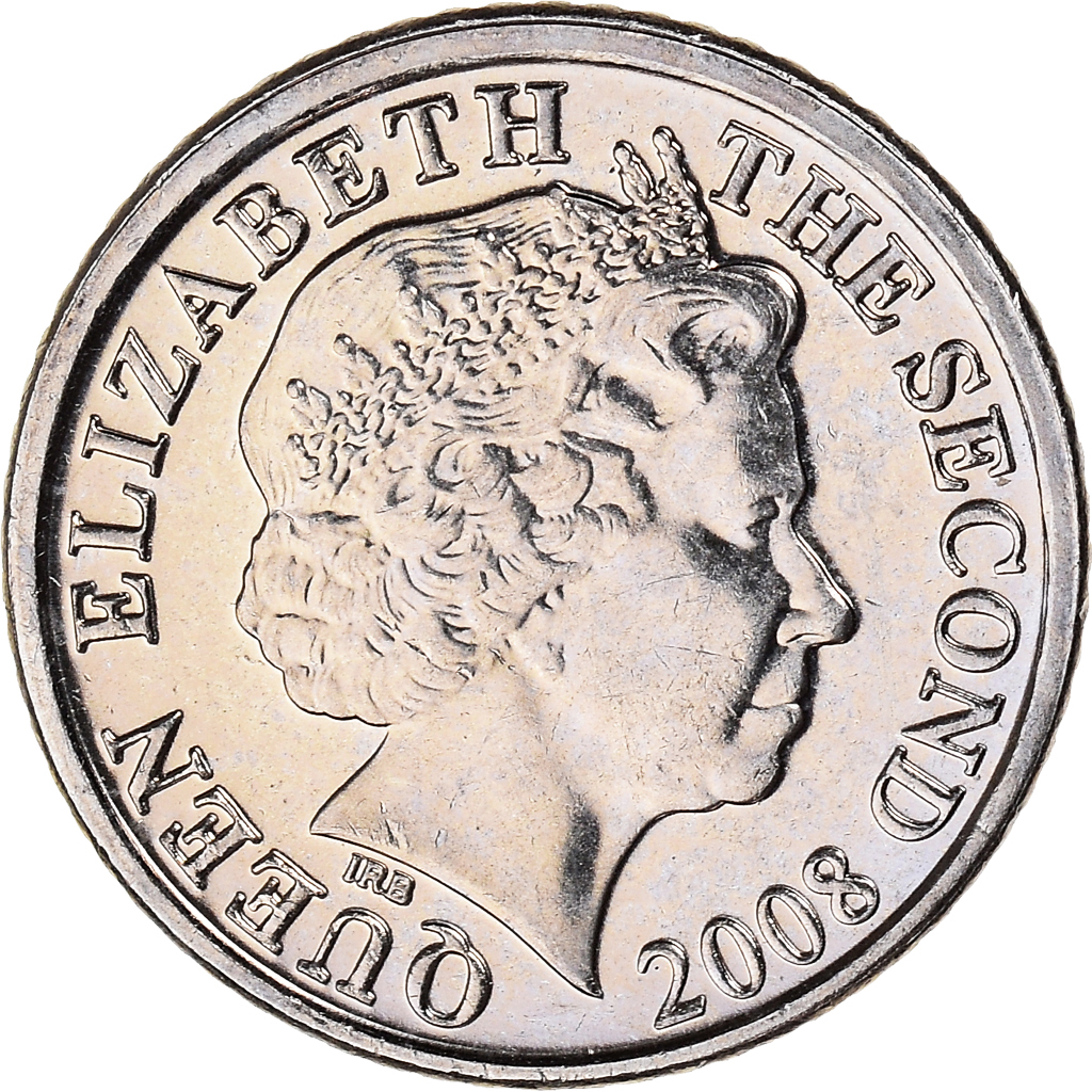 Coin, Jersey, Elizabeth II, 5 Pence, 2008, , Copper-nickel, KM:105