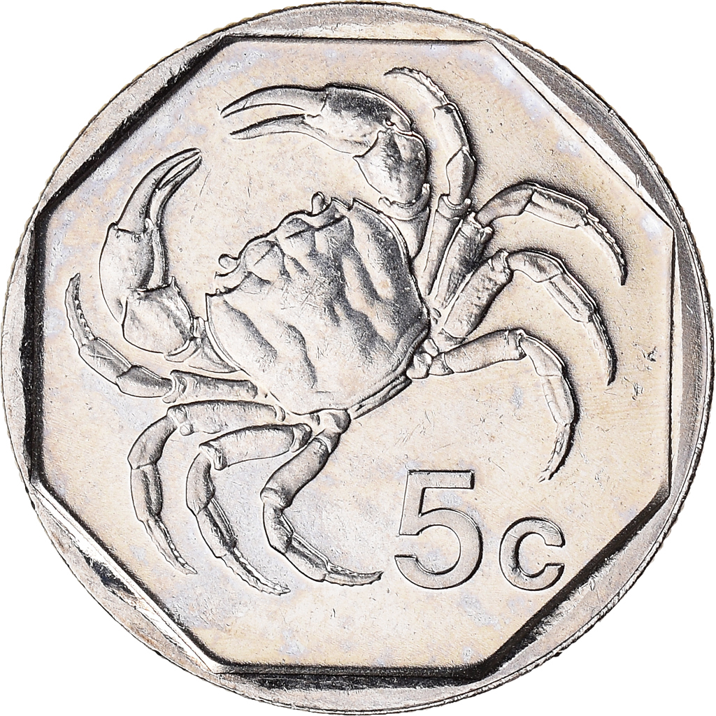 Moneda, Malta, 5 Cents, 2001, EBC, Níquel