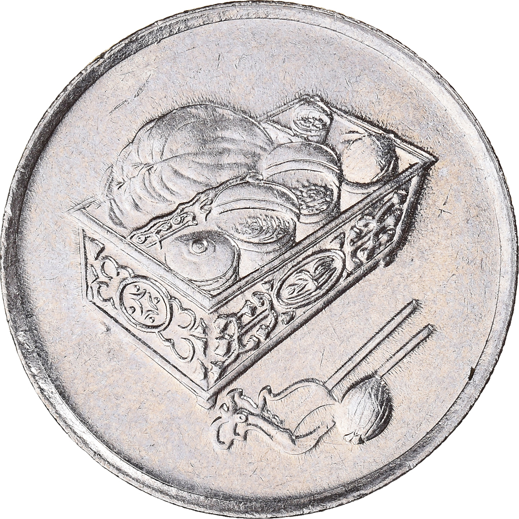 Moneda, Malasia, 20 Sen, 2005, EBC, Cobre - níquel, KM:52