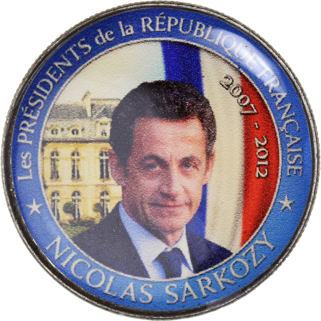 Moneda, Francia, Nicolas Sarkozy, Franc, 1978, unofficial private coin, MBC
