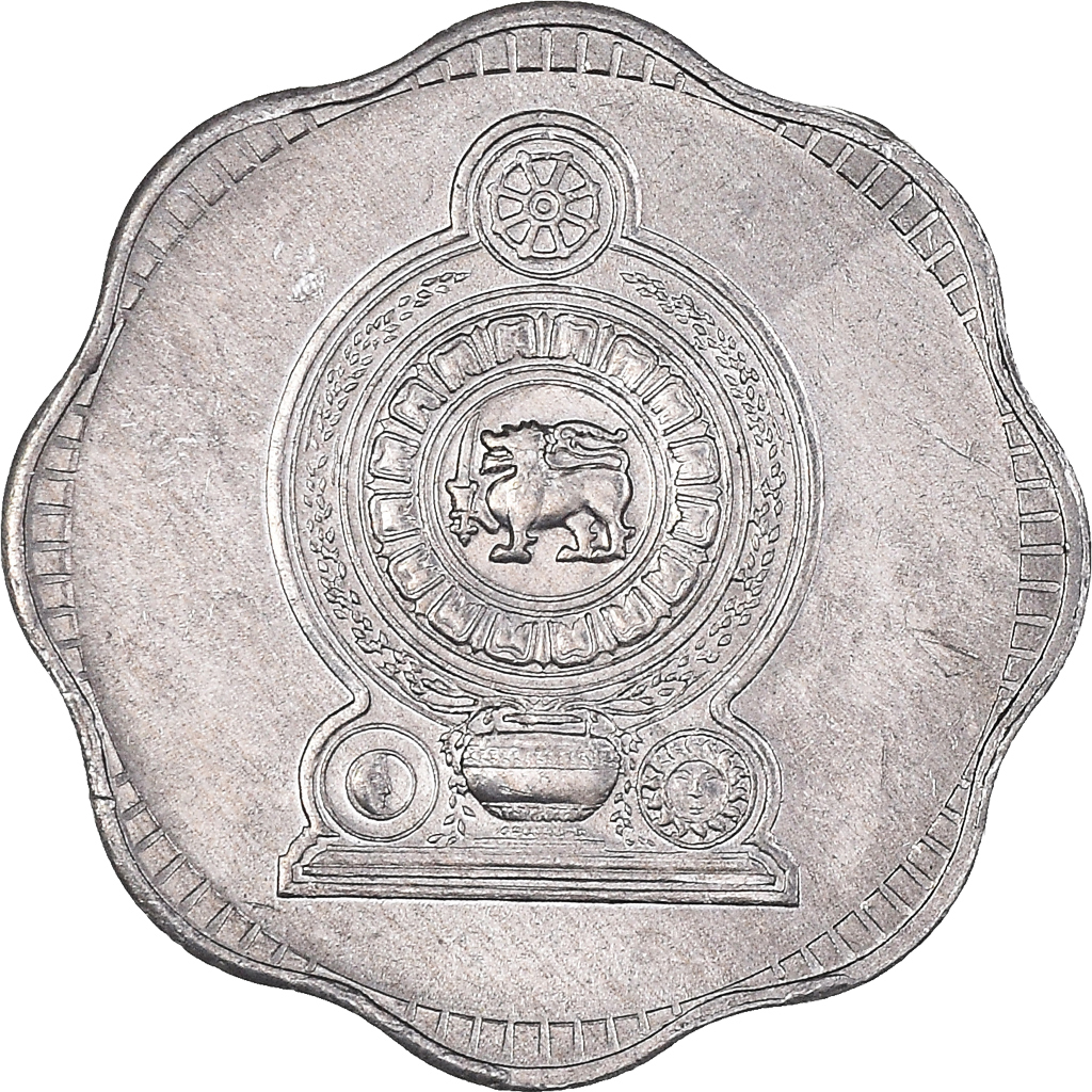 Moneda, Sri Lanka, 2 Cents, 1978, MBC+, Aluminio, KM:138