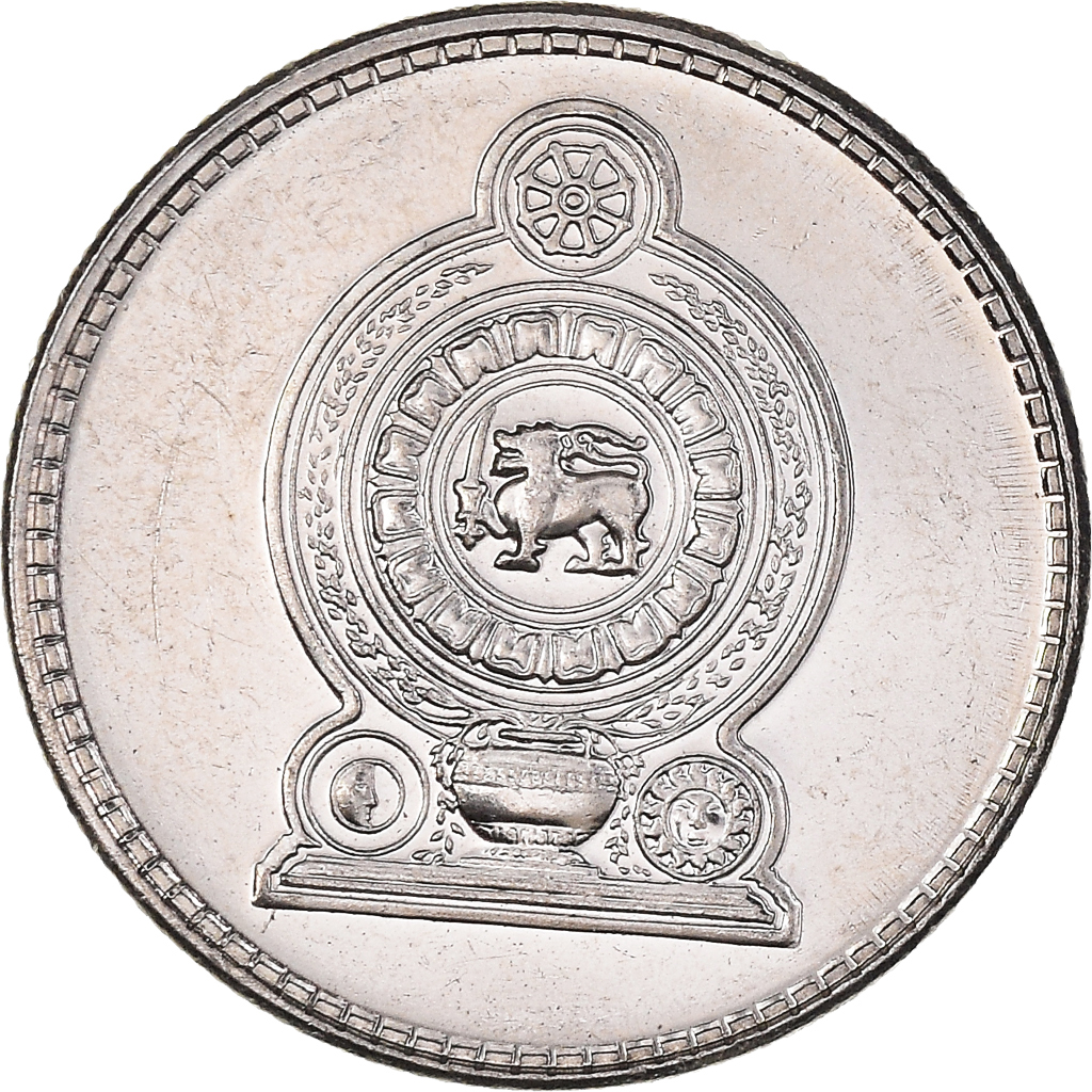 Coin, Sri Lanka, 25 Cents, 2004, , Nickel Clad Steel, KM:141a