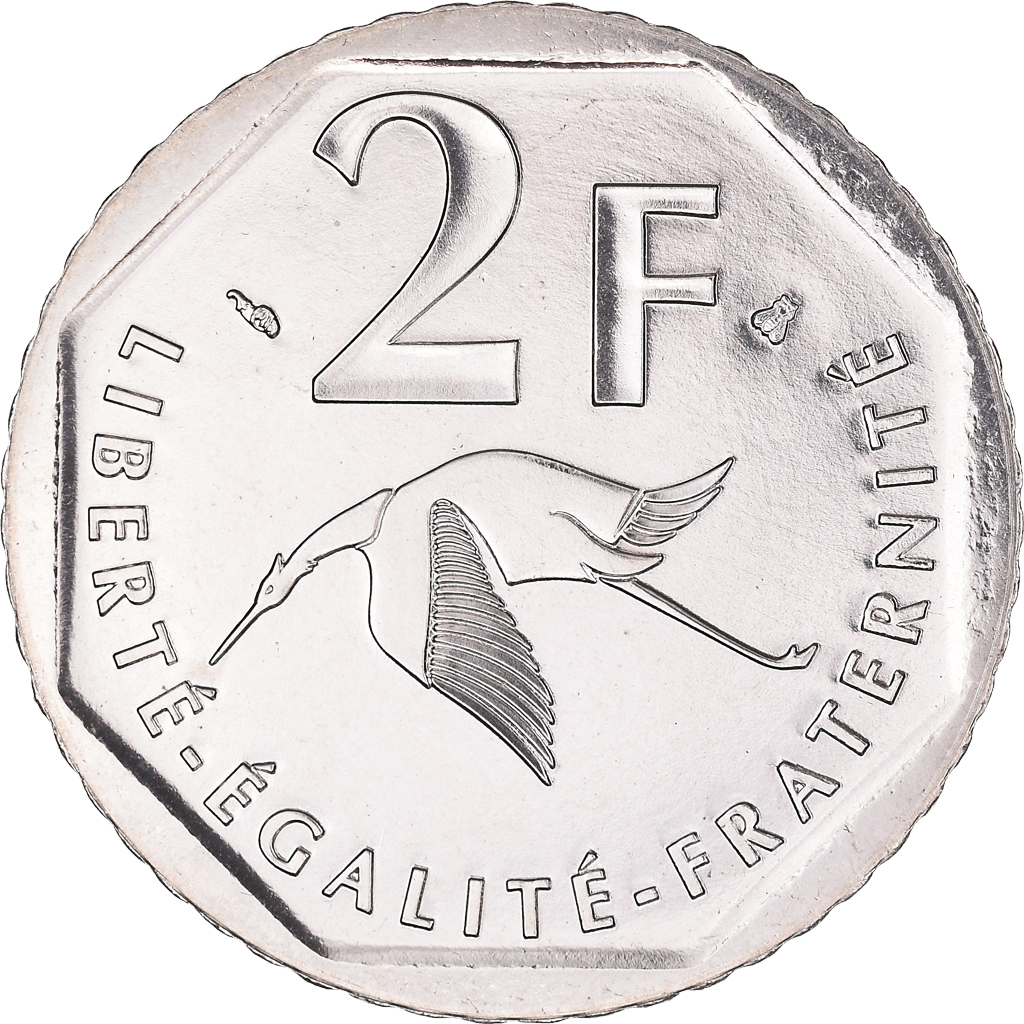 Coin, France, Guynemer, 2 Francs, 1997, Paris, ESSAI, , Nickel