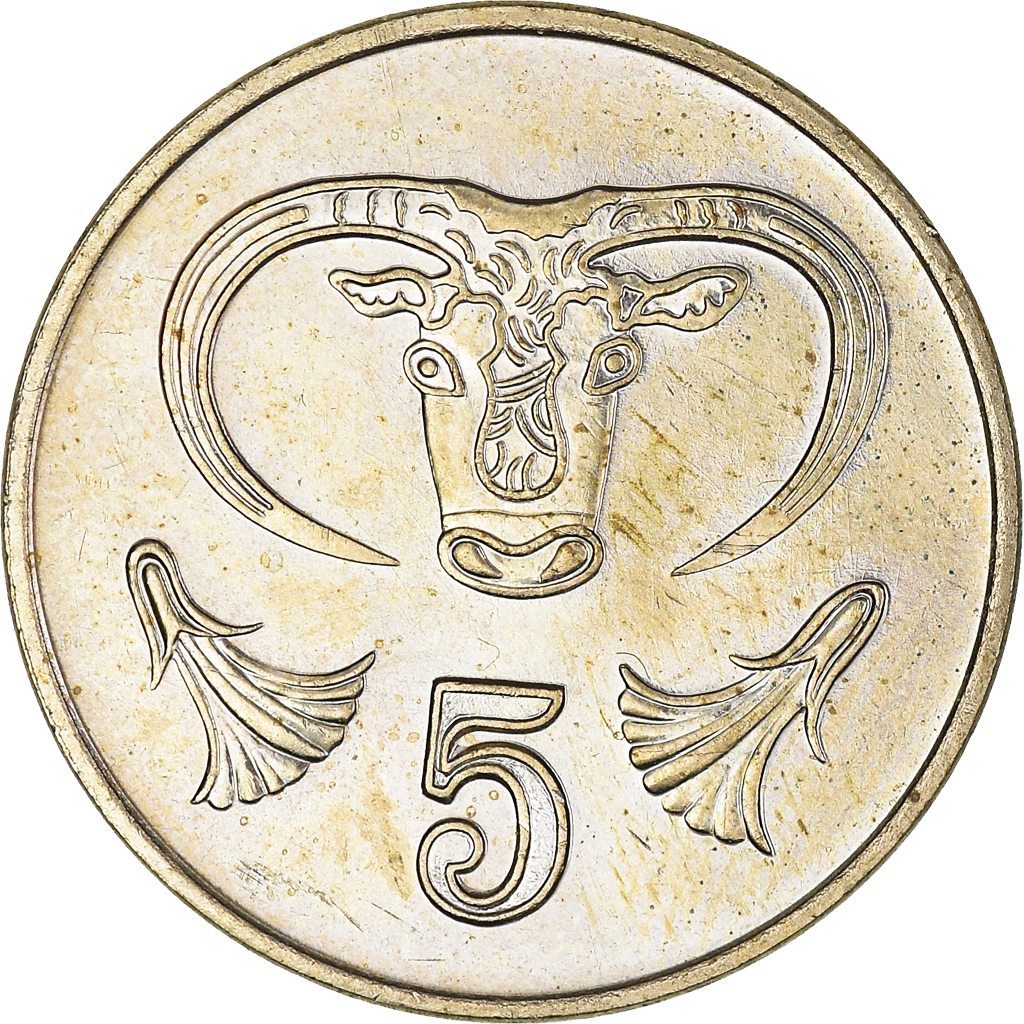 Moneda, Chipre, 5 Cents, 1992, EBC+, Níquel - latón, KM:55.3
