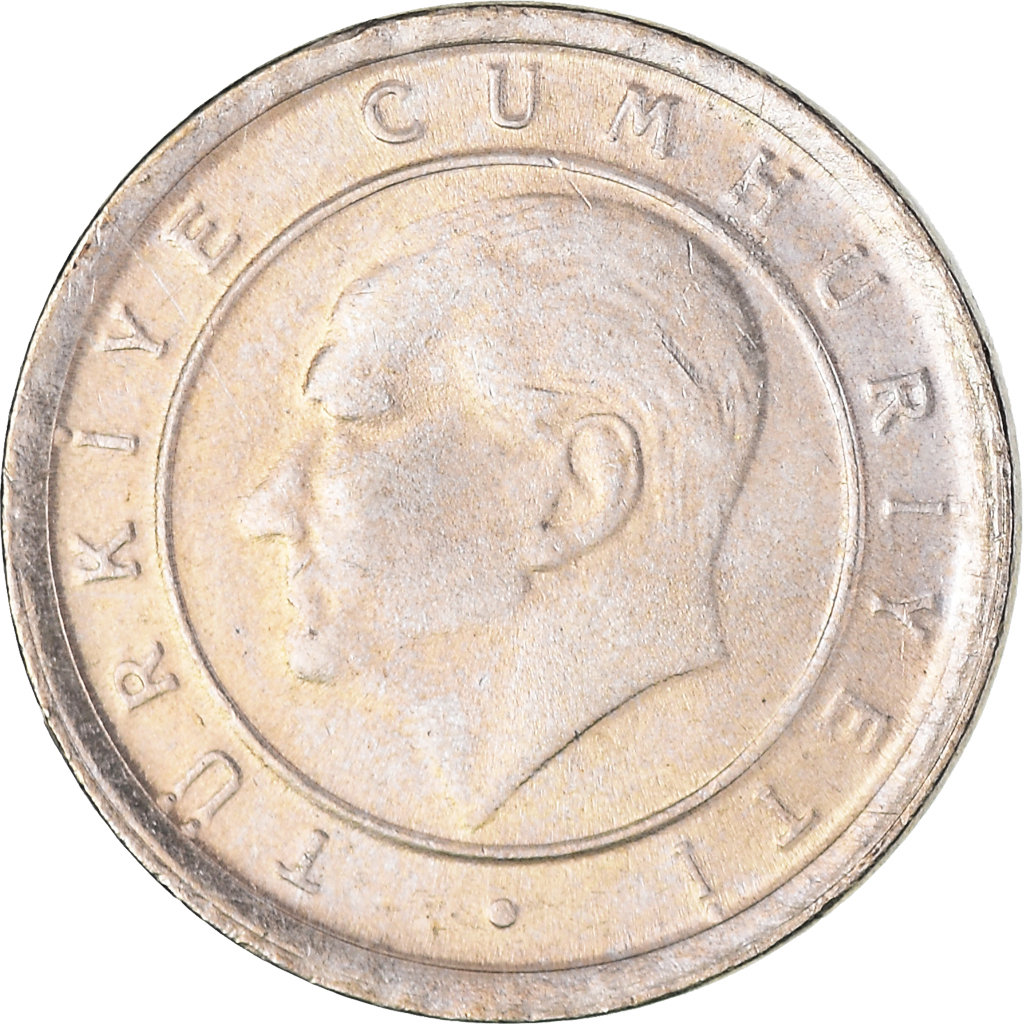 Moneda, Turquía, 5 New Kurus, 2005, Istanbul, MBC+, Cobre - níquel - cinc