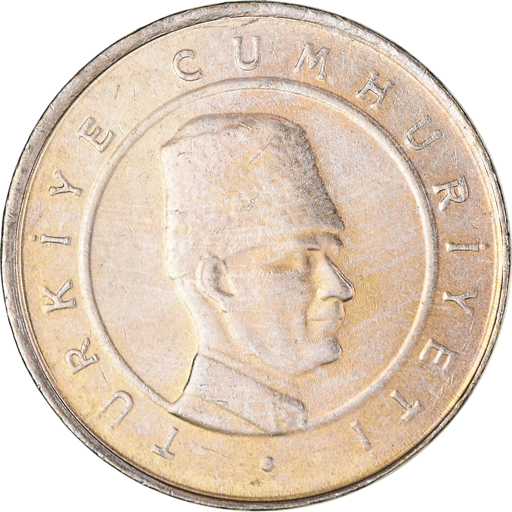 Moneda, Turquía, 10 New Kurus, 2006, Istanbul, EBC+, Cobre - níquel - cinc