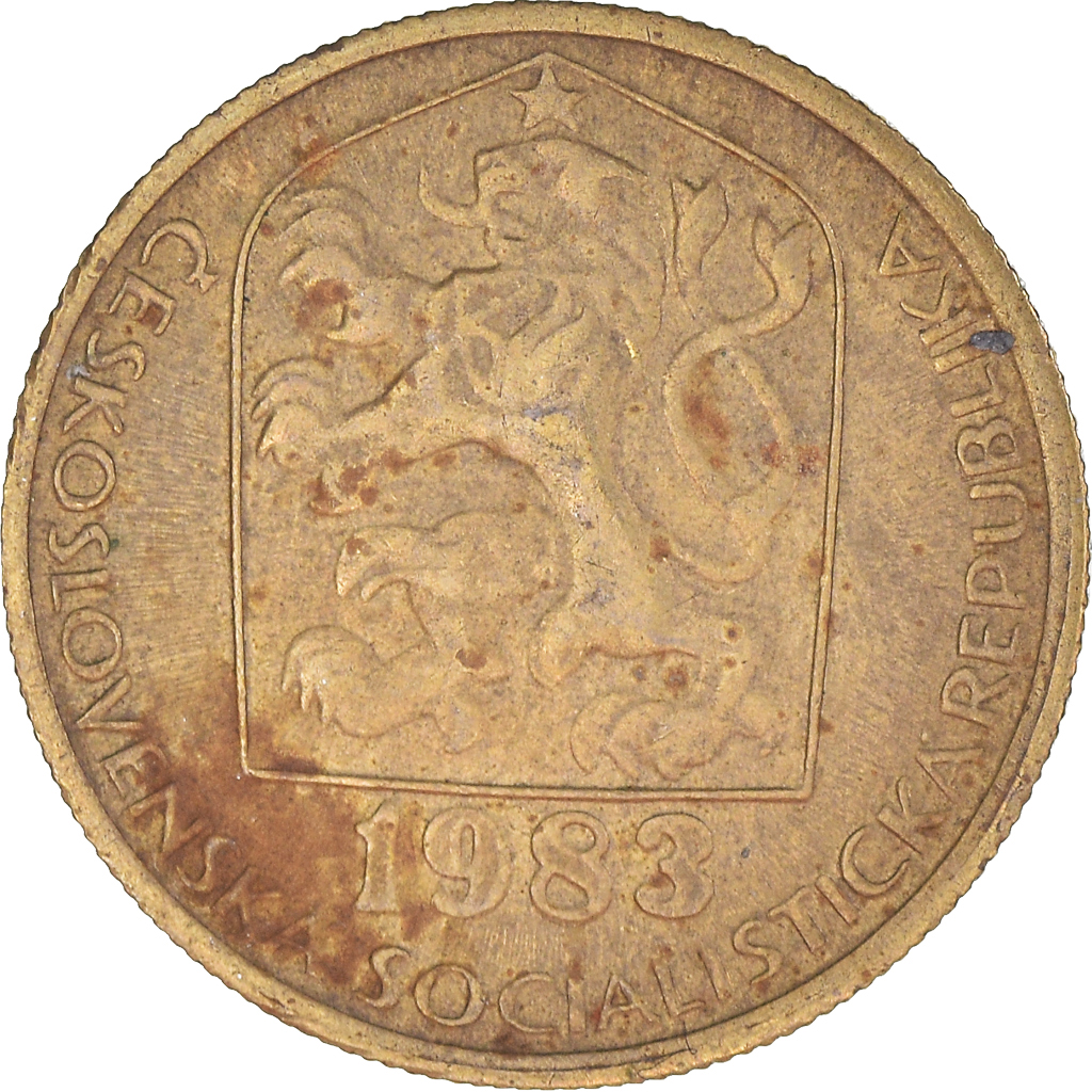 Coin, Czechoslovakia, 20 Haleru, 1983, , Nickel-brass, KM:74