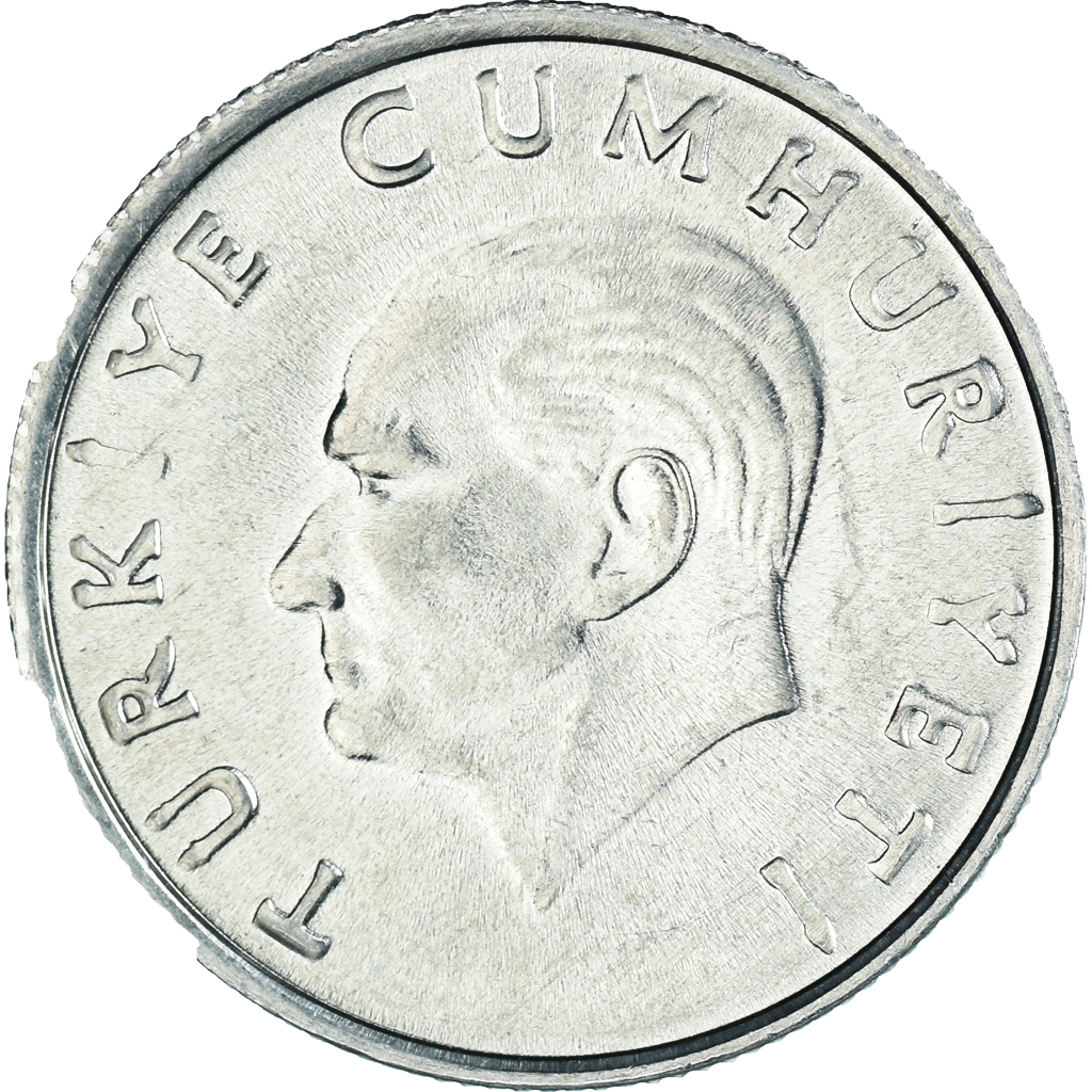 Coin, Turkey, 10 Lira, 1988, , Aluminum, KM:964