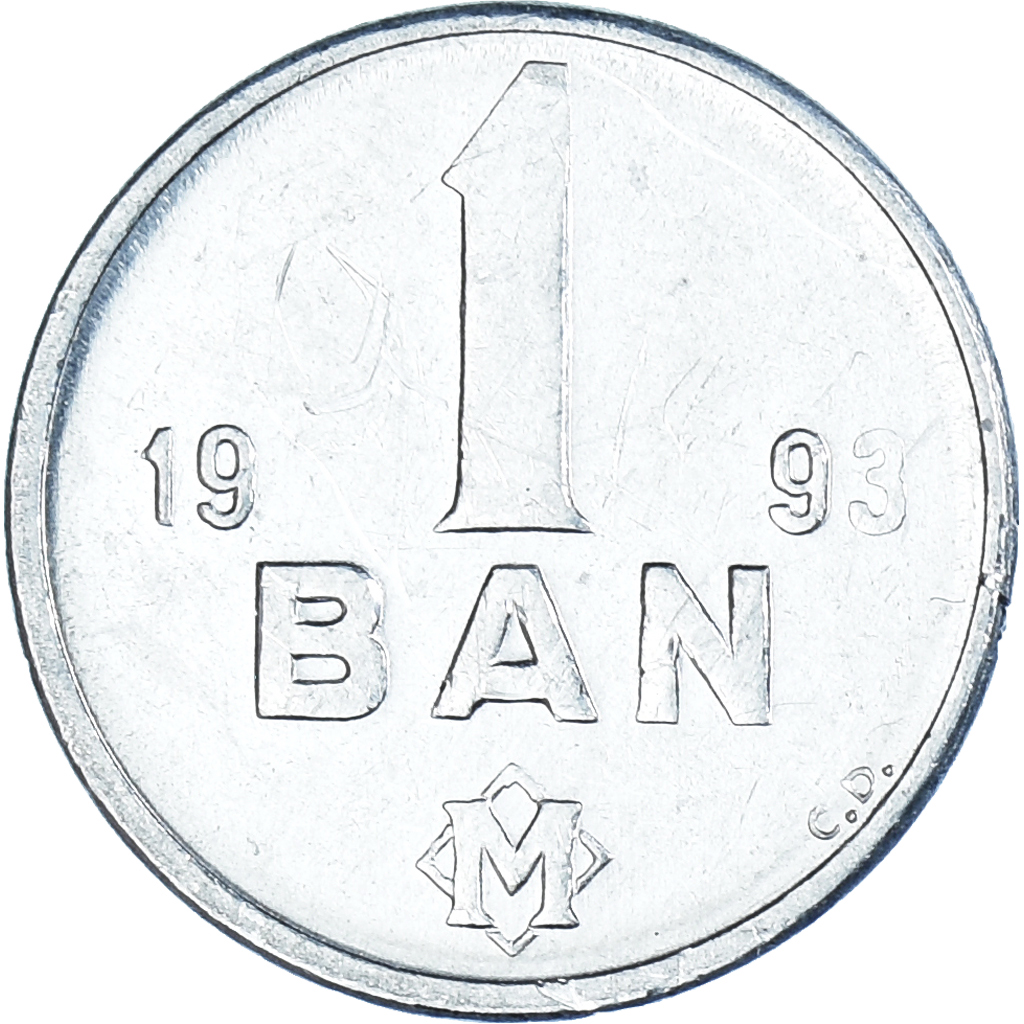 Coin, Moldova, Ban, 1993, , Aluminum, KM:1
