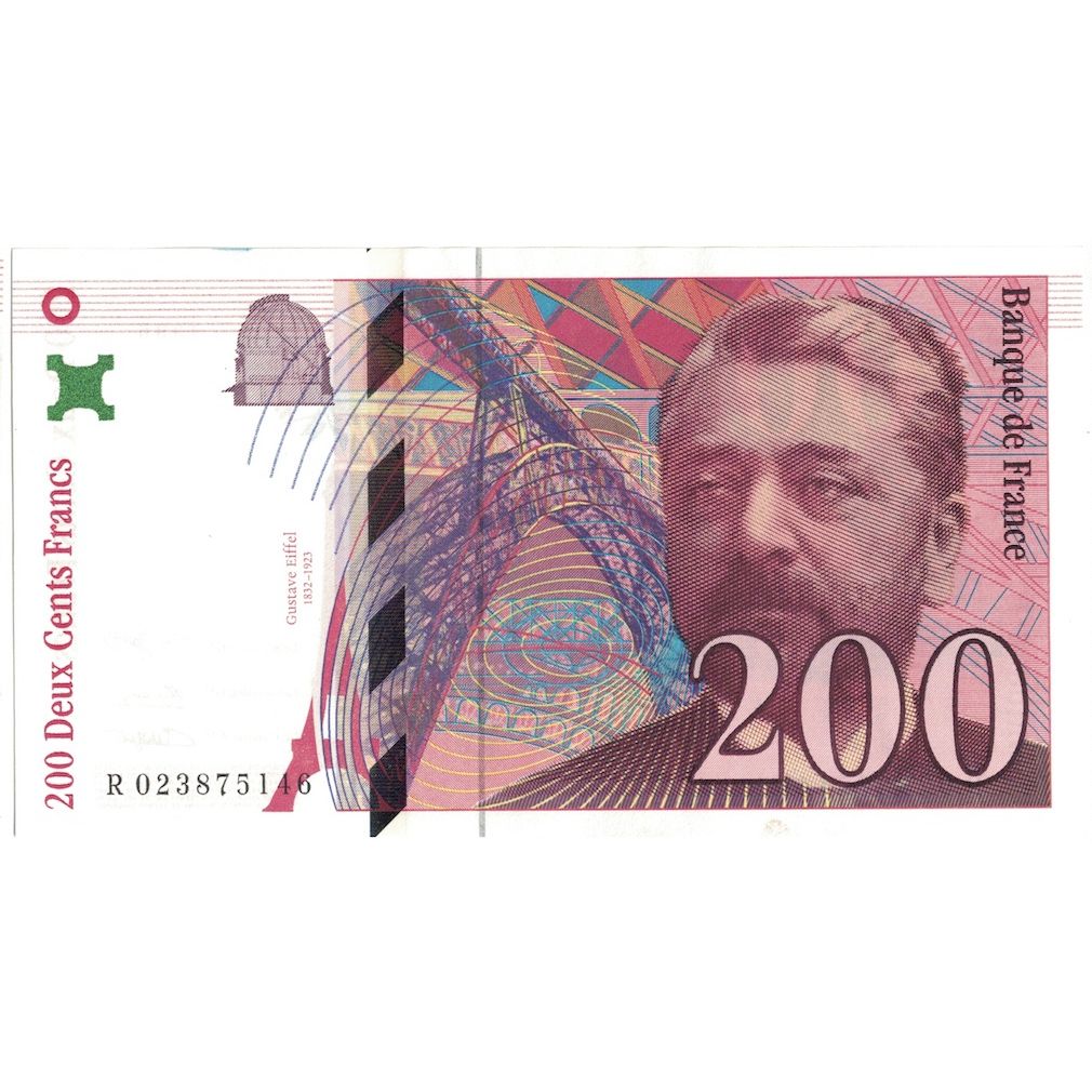 France, 200 Francs, Eiffel, 1996, UNC(64), Fayette:75.2, KM:159a