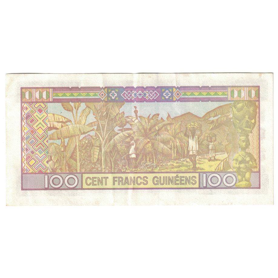 Billete, 100 Francs, 1960, Guinea, 1960-03-01, KM:13a, EBC