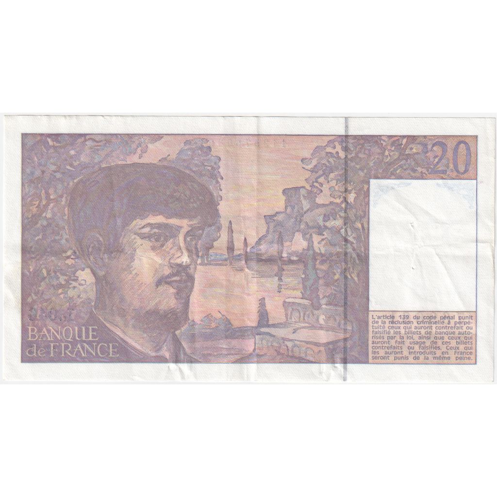 France, 20 Francs, 769661 L.046, EF(40-45)