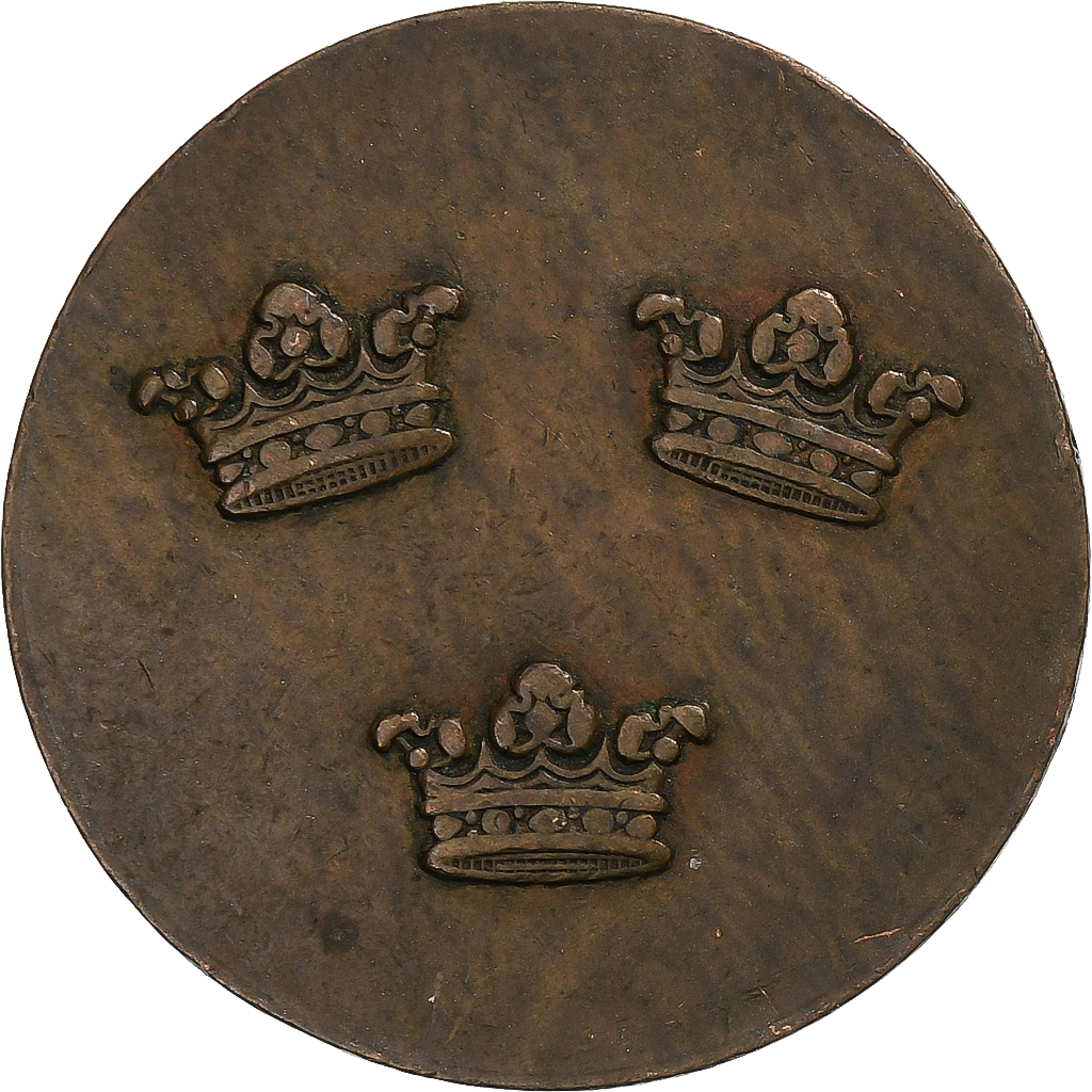 Sweden, Sporrong, 5 Öre, Stockholm, , Brass