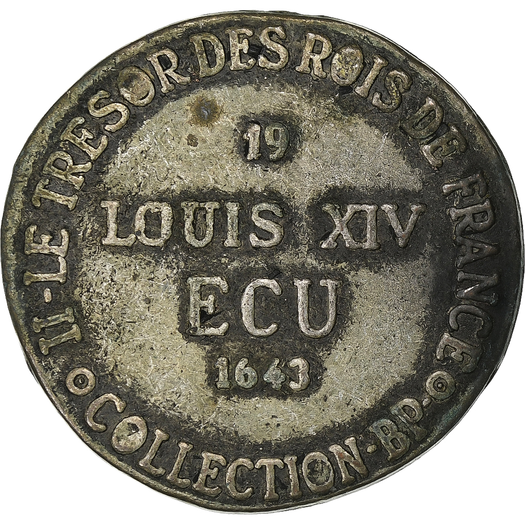 France, Token, Collection BP, Ecu Louis XIV, Métal, 