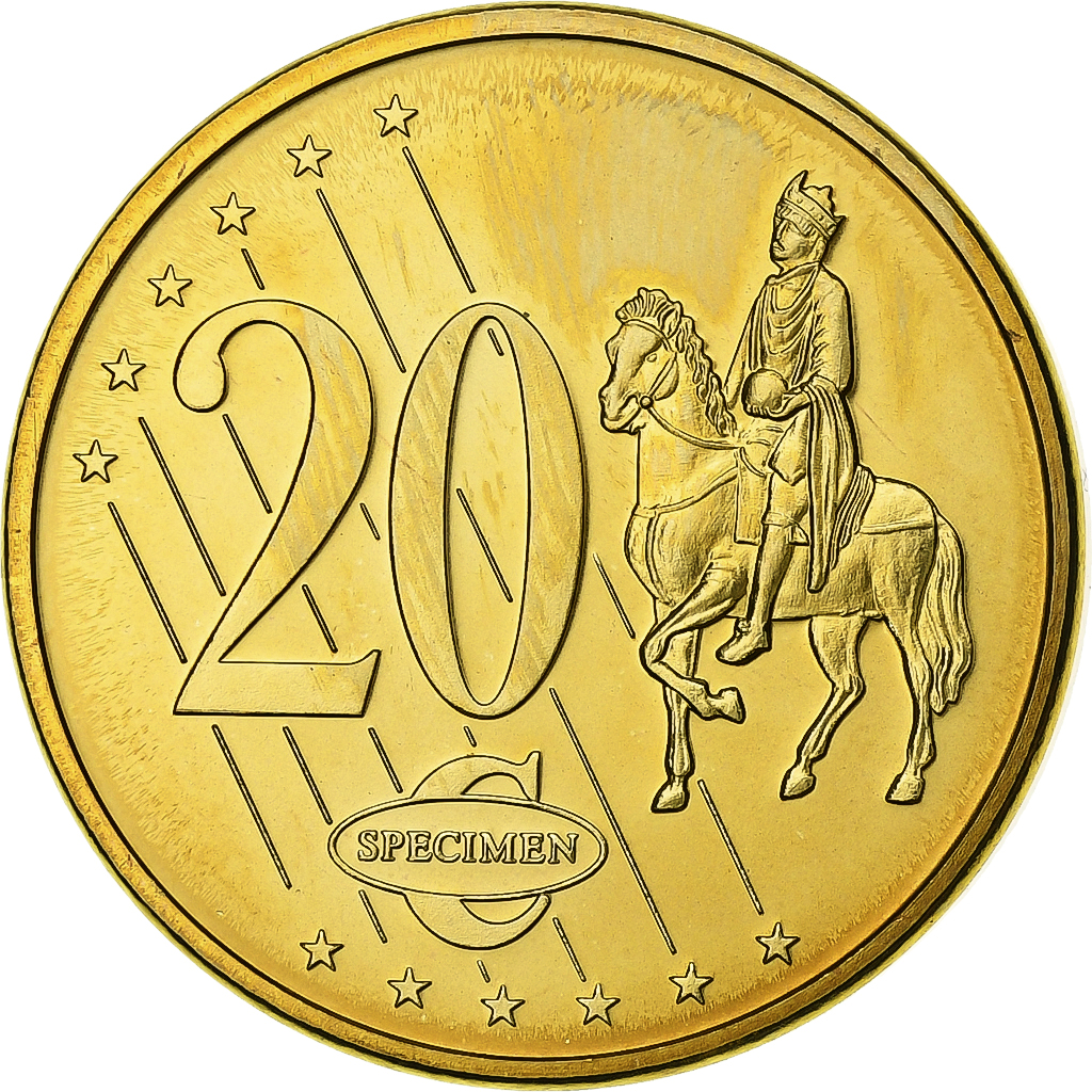 Estonia, Medal, 20 C, Essai-Trial, 2003, Copper-Nickel Gilt, 