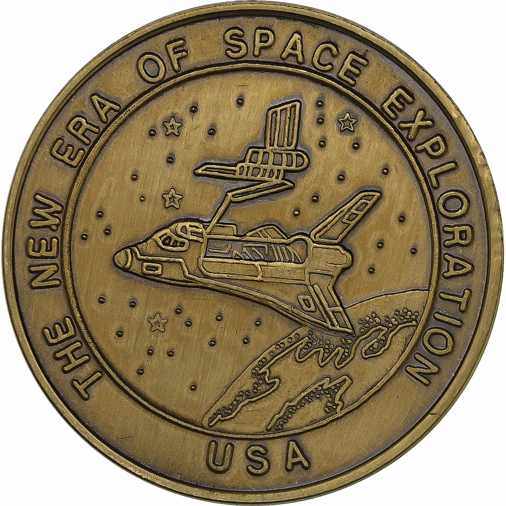 United States of America, Token, Kennedy Space Center Florida, 1984, Copper