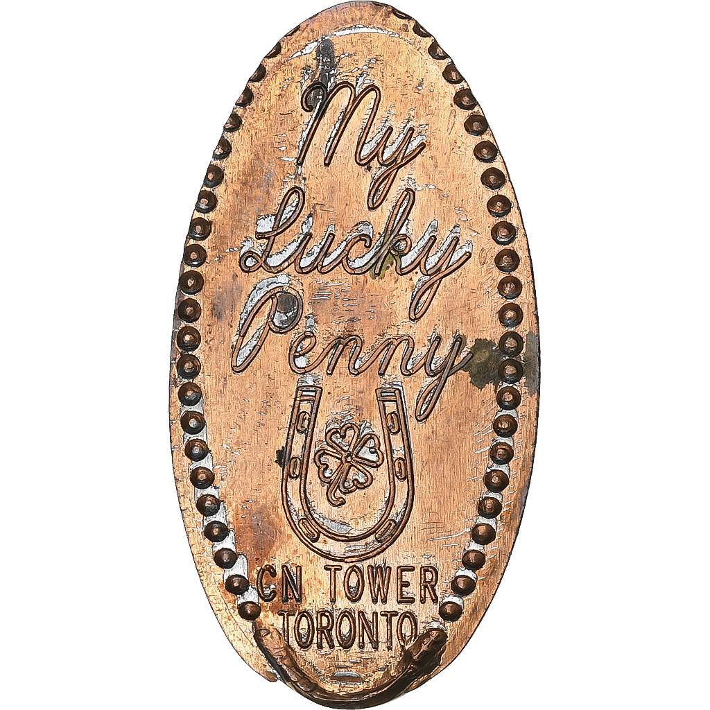 United States, Elongated Coin, My Lucky Penny, Toronto, Copper, 