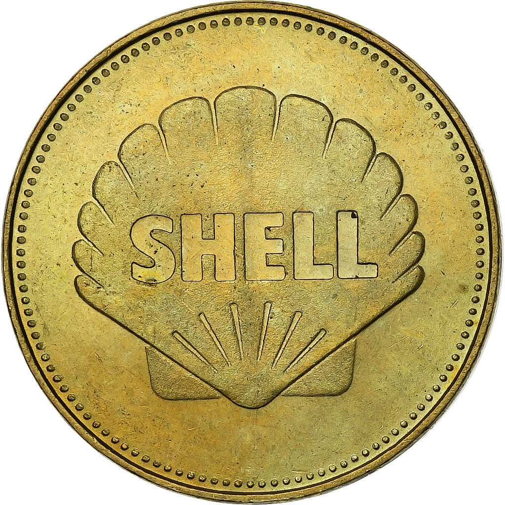 France, Token, Collection Shell, Wernher von Braun, Bronze-Aluminium, 