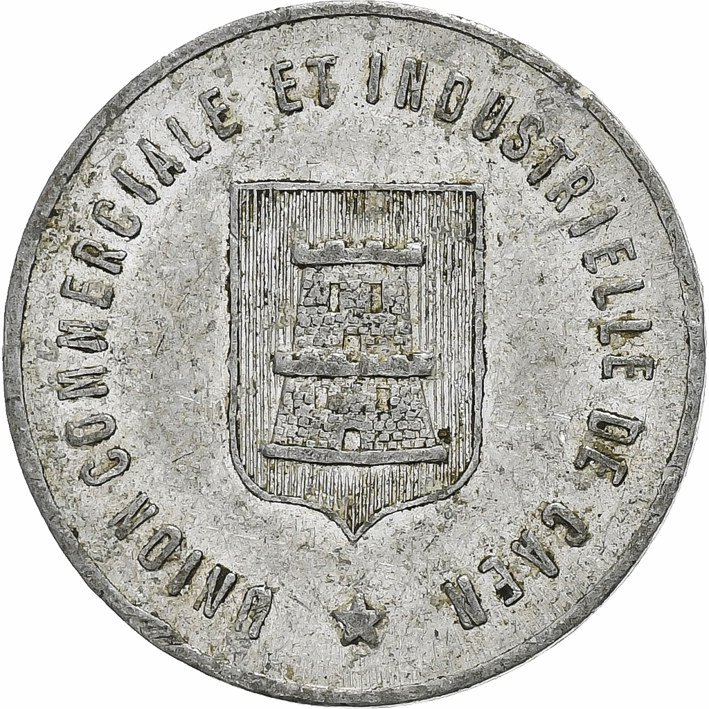France, Union commerciale et industrielle de Caen, 10 Centimes, 1921, 
