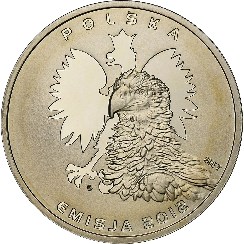 Poland, Medal, Euro de Football, Pologne-Ukraine, 2012, Silver Plated Copper