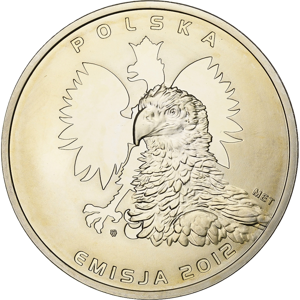 Poland, Medal, Euro de Football, 2012, Silver Plated Copper, Varsovie, 