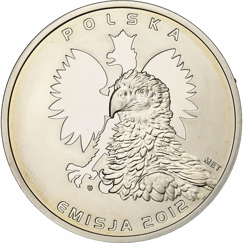 Poland, Medal, Euro de Football, 2012, Silver Plated Copper, Varsovie, 