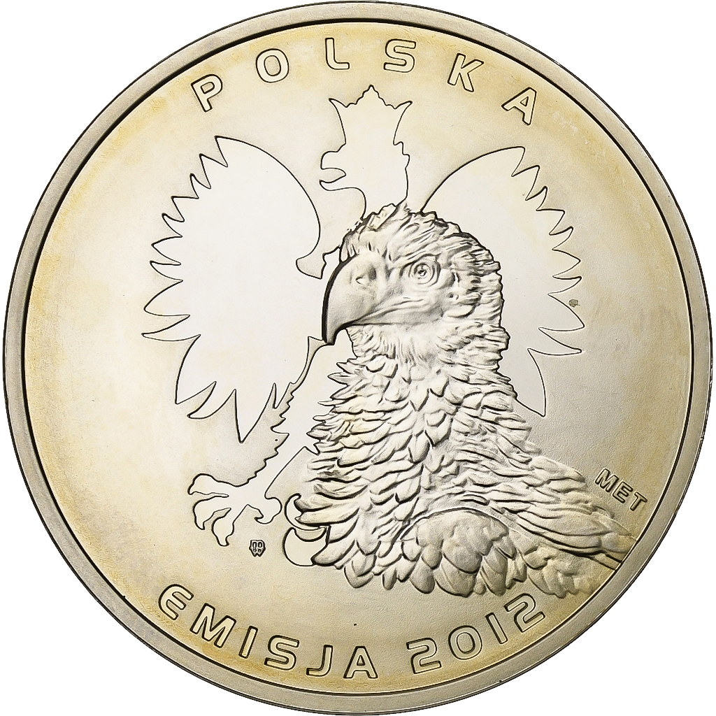 Poland, Medal, Euro de Football, 2012, Silver Plated Copper, Poznan, 