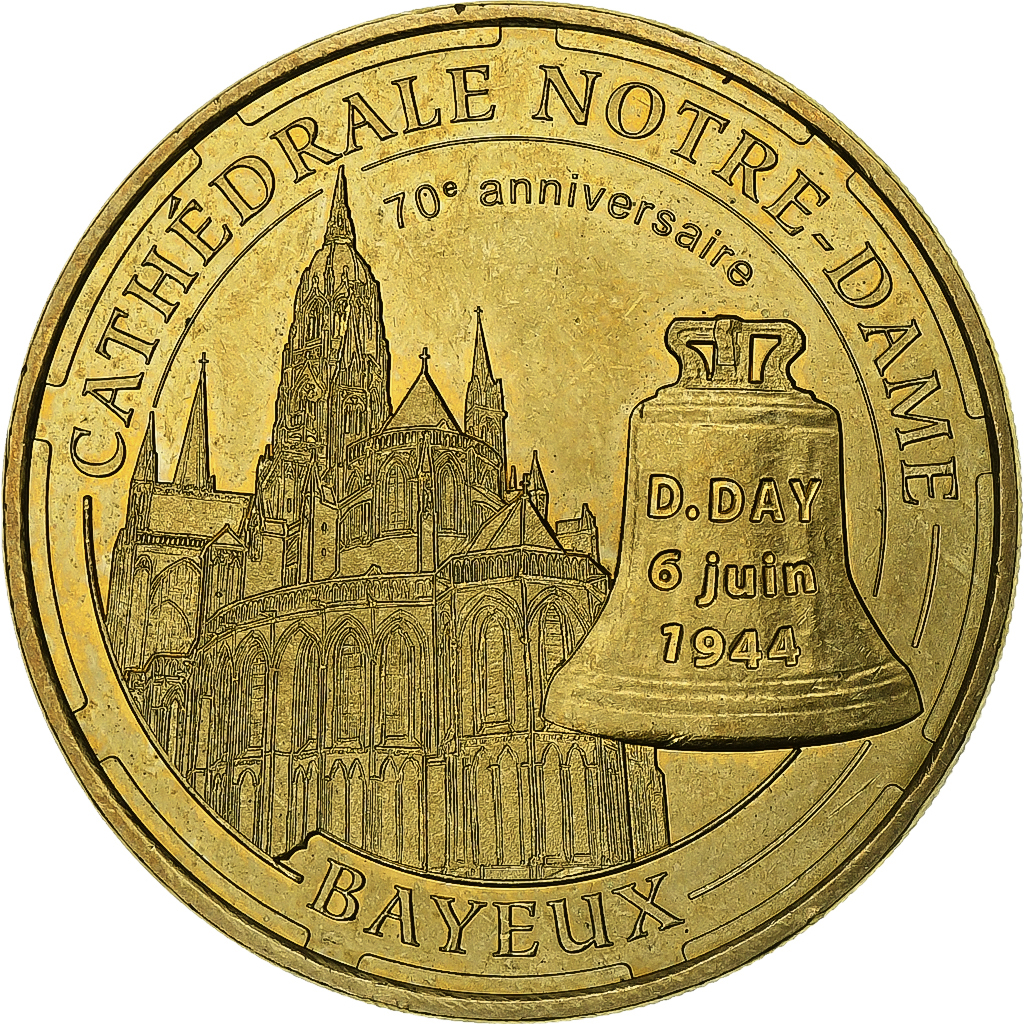 France, Token, Bayeux - Cathédrale Notre Dame de Bayeux n°2, 2014