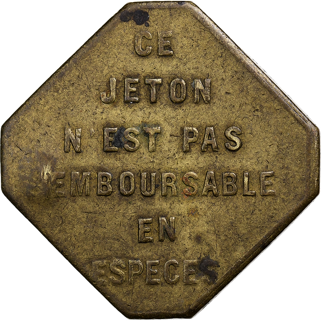 France, Lyon - O.T.L., 25 Centimes, 1923, , Brass
