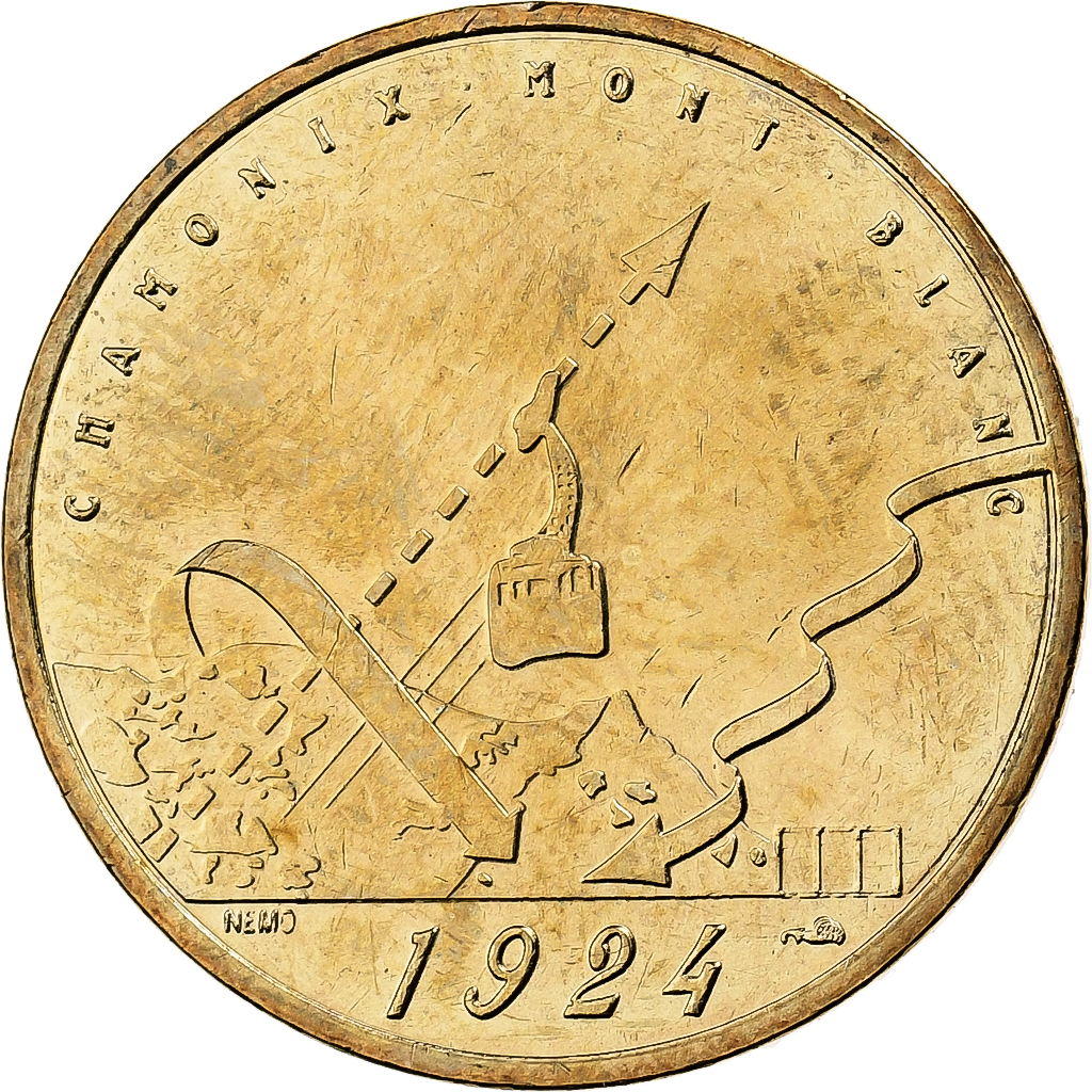 France, Jeton, XVIème JO d'Albertville, Chamonix-Mont Blanc, 1992