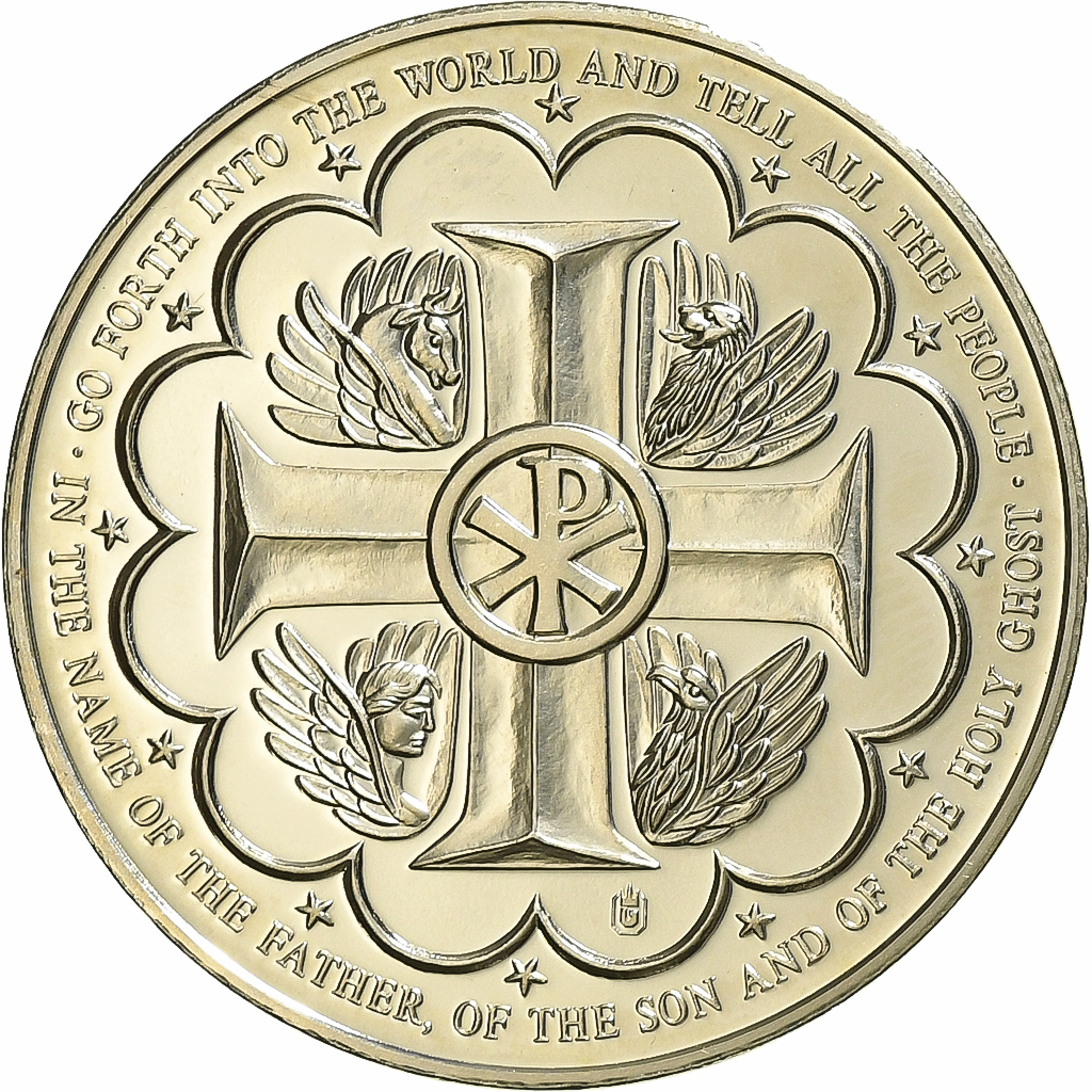 Vatican, Medal, Le Pape Benoit XVI, Religions & beliefs, 2005, , Copper