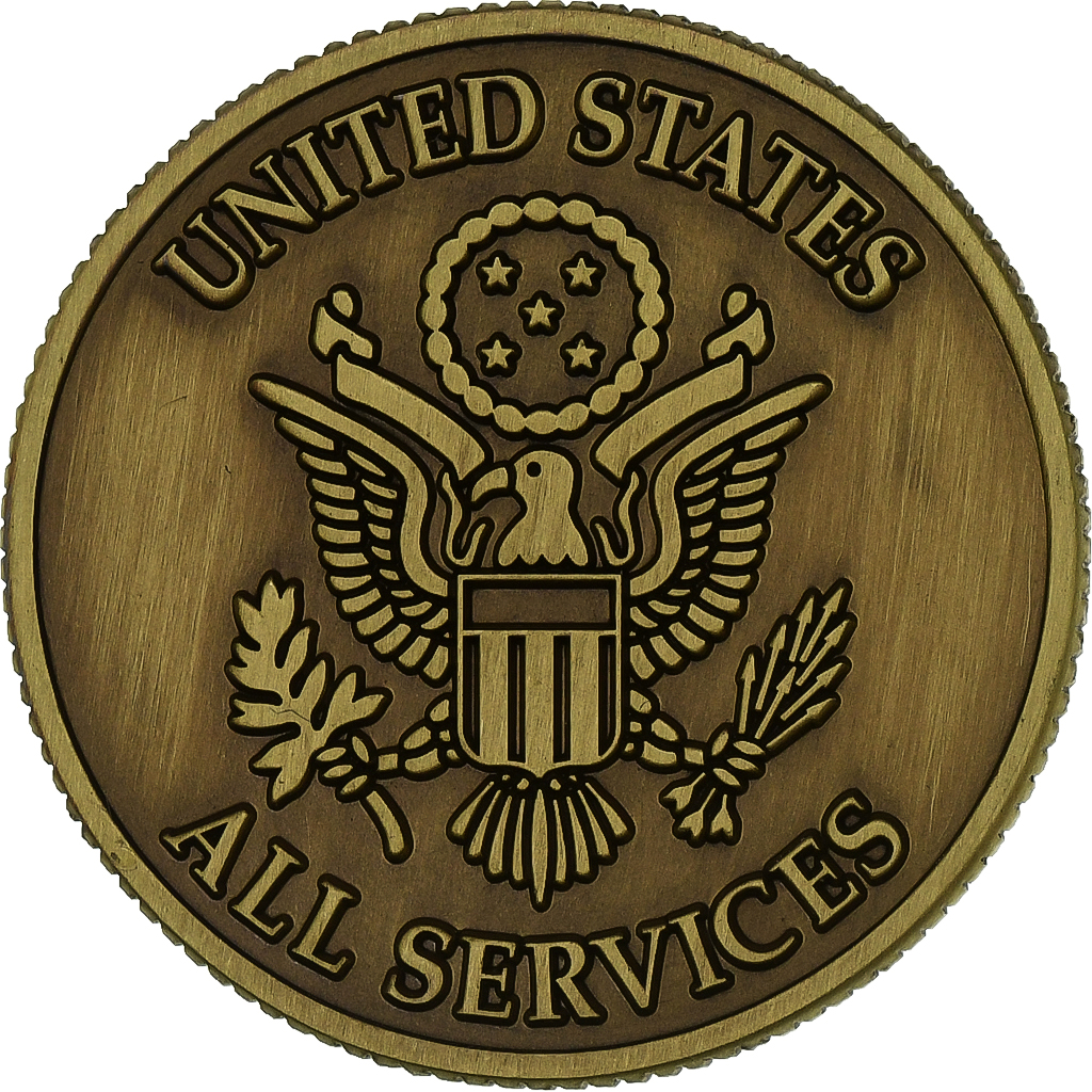 United States of America, Token, Purple Heart, Copper-Brass, 