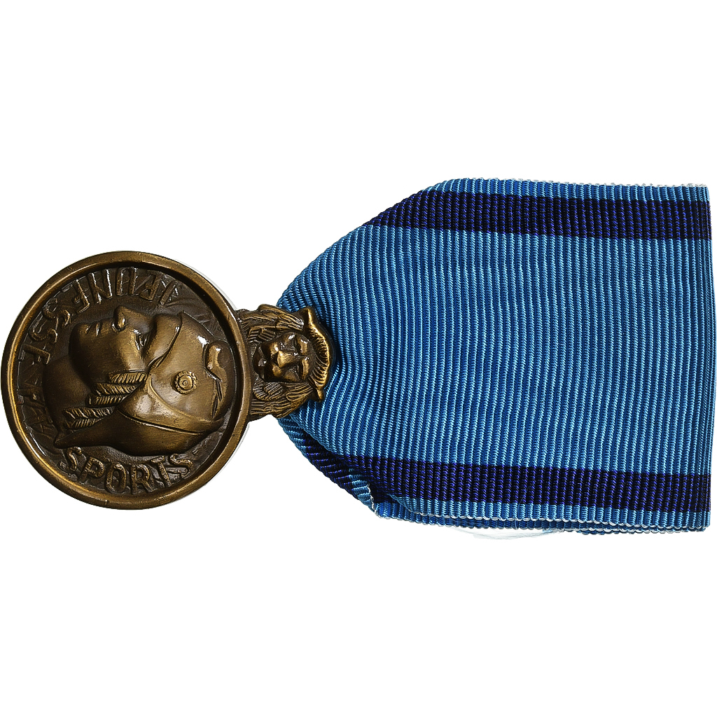 France, Jeunesse et sports, Medal, Very Good Quality, Bronze, 28