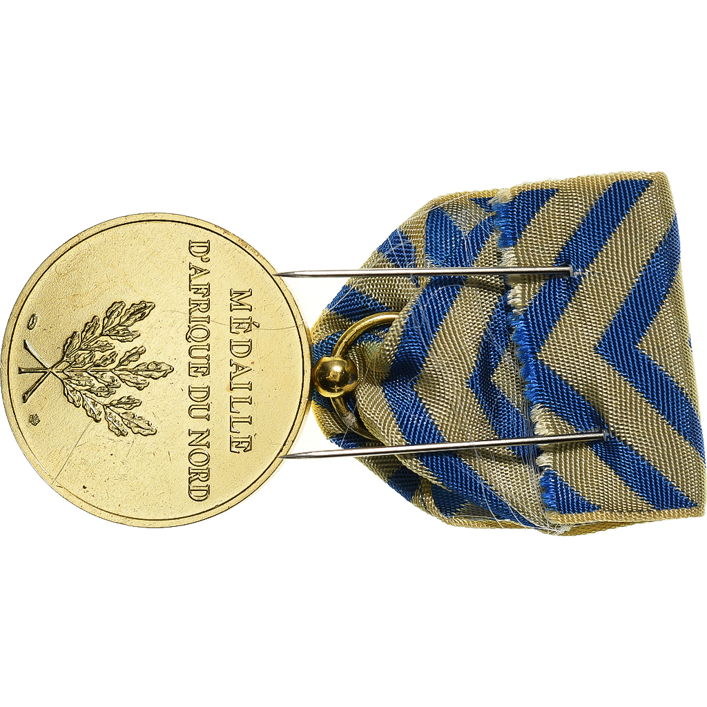 France, Commémorative d'Afrique du Nord, WAR, Medal, Excellent Quality, Bronze