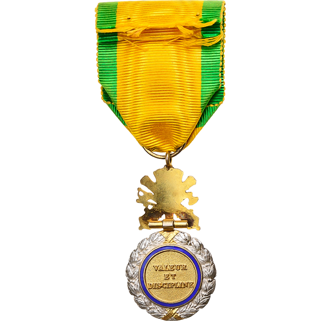 France, Troisième République, Valeur et Discipline, Medal, 1870, Uncirculated